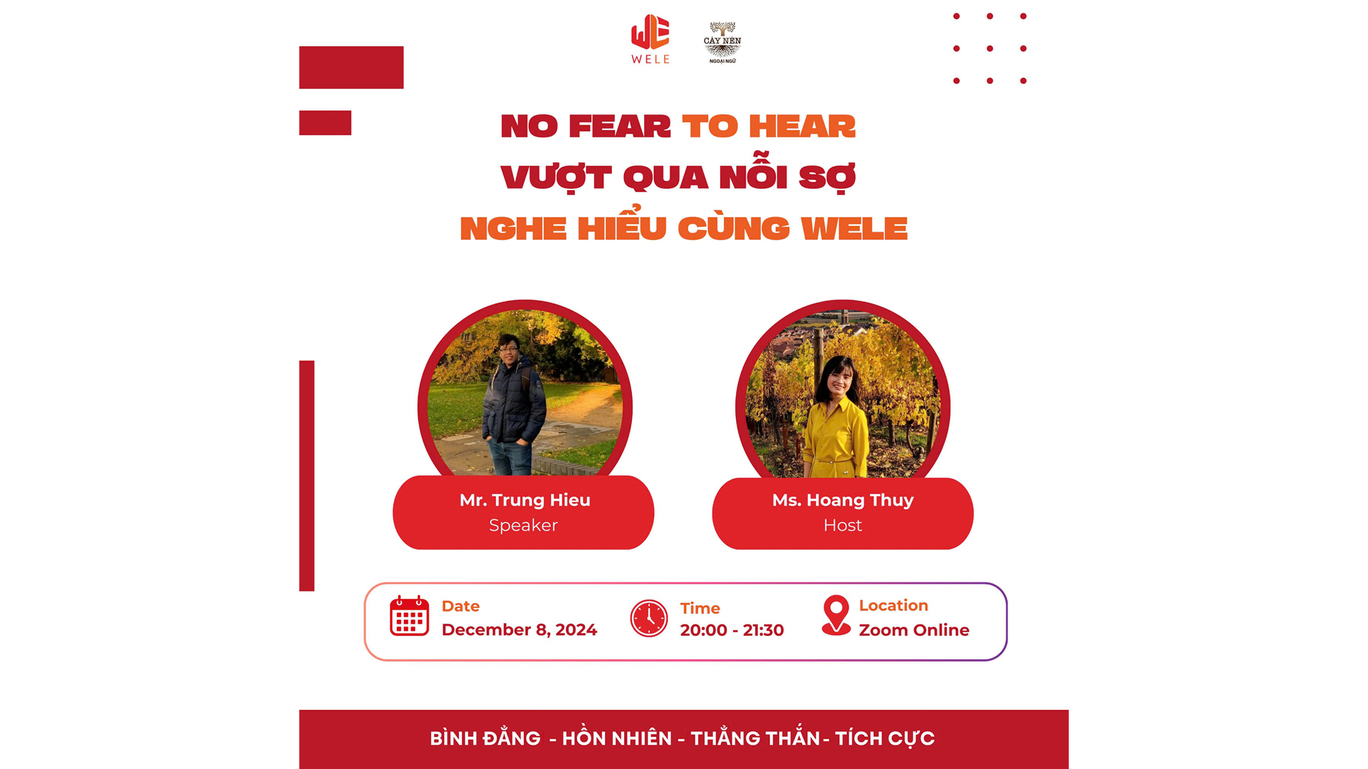 No fear no hear: Vượt qua nỗi sợ - Nghe hiểu cùng Wele